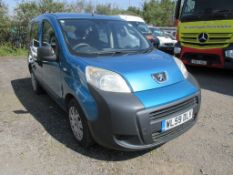 Peugeot Bipper Tepee S 1.4Hdi small MPV, 67bhp Registration: WL59 DLV Recorded Mileage: circa 80,000