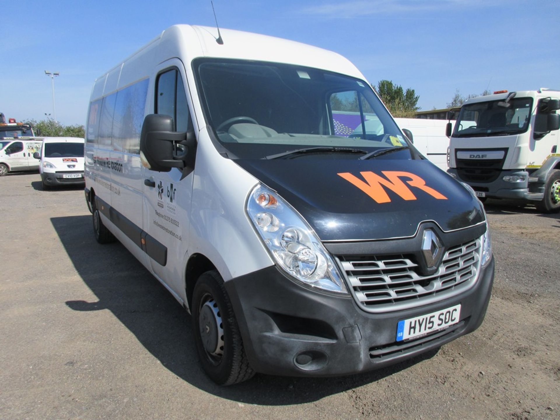 Renault Master LM35 L3H2 Business 2.3Dci LWB medium roof panel van, 109bhp Registration: HY15 SOC