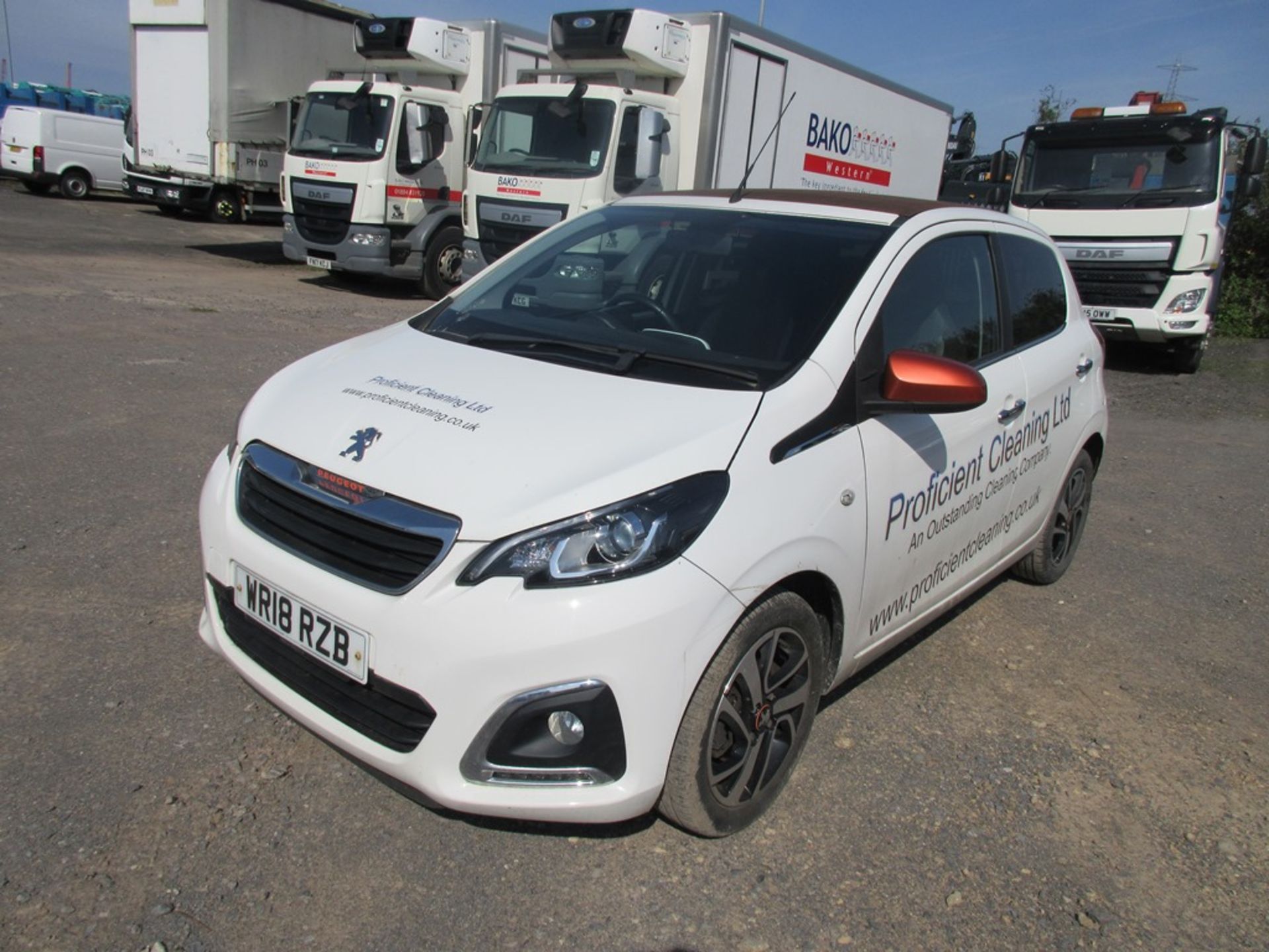 Peugeot 108 Roland Garros Top 1.2 petrol hatchback, 80bhp Registration: WR18 RZB Recorded Mileage: - Image 2 of 15