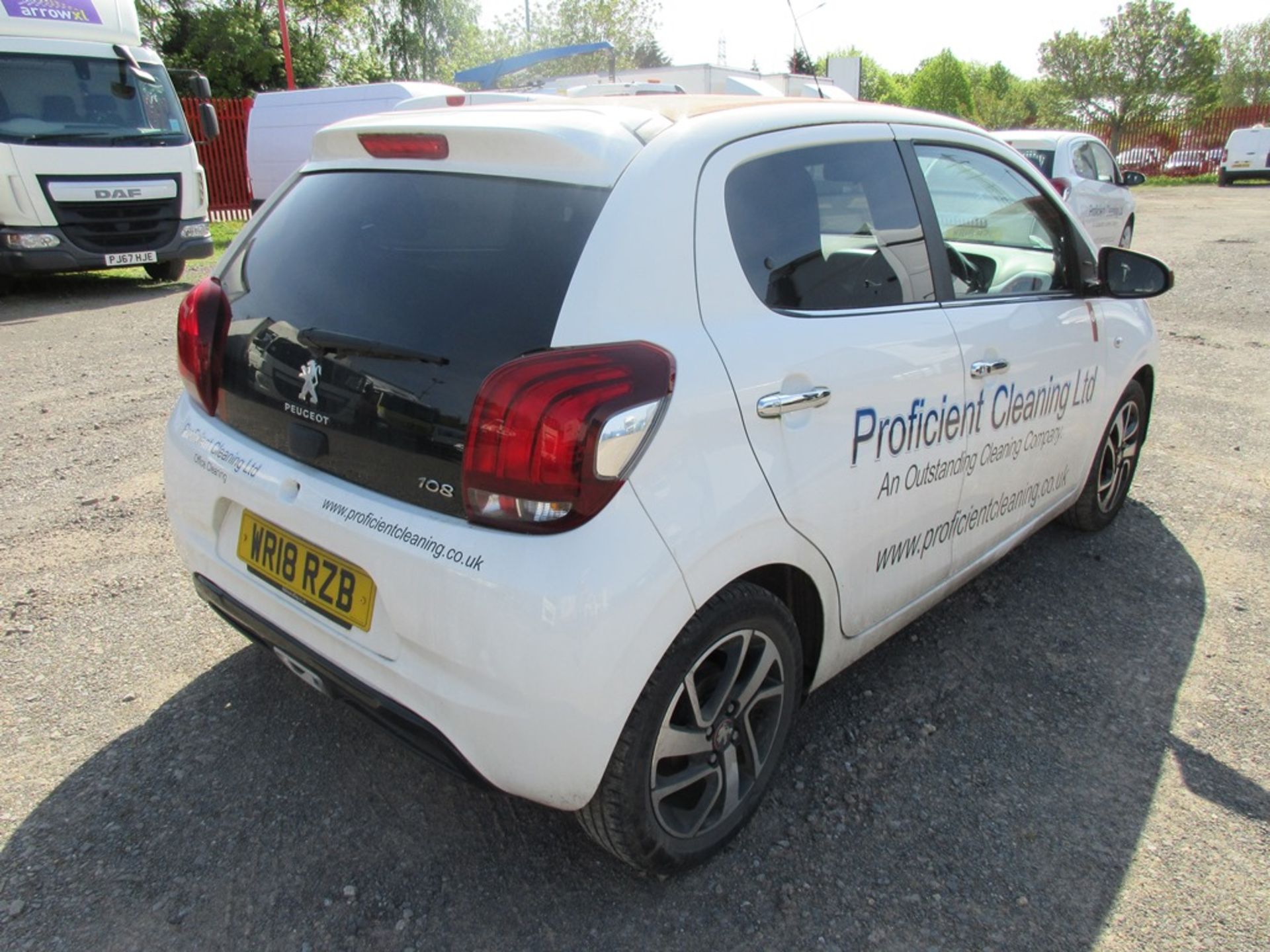 Peugeot 108 Roland Garros Top 1.2 petrol hatchback, 80bhp Registration: WR18 RZB Recorded Mileage: - Image 4 of 15