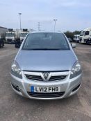 Vauxhall Zafira Design 1.8 petrol medium MPV, 138bhp Registration: LV12 FHB Recorded Mileage: 99,308