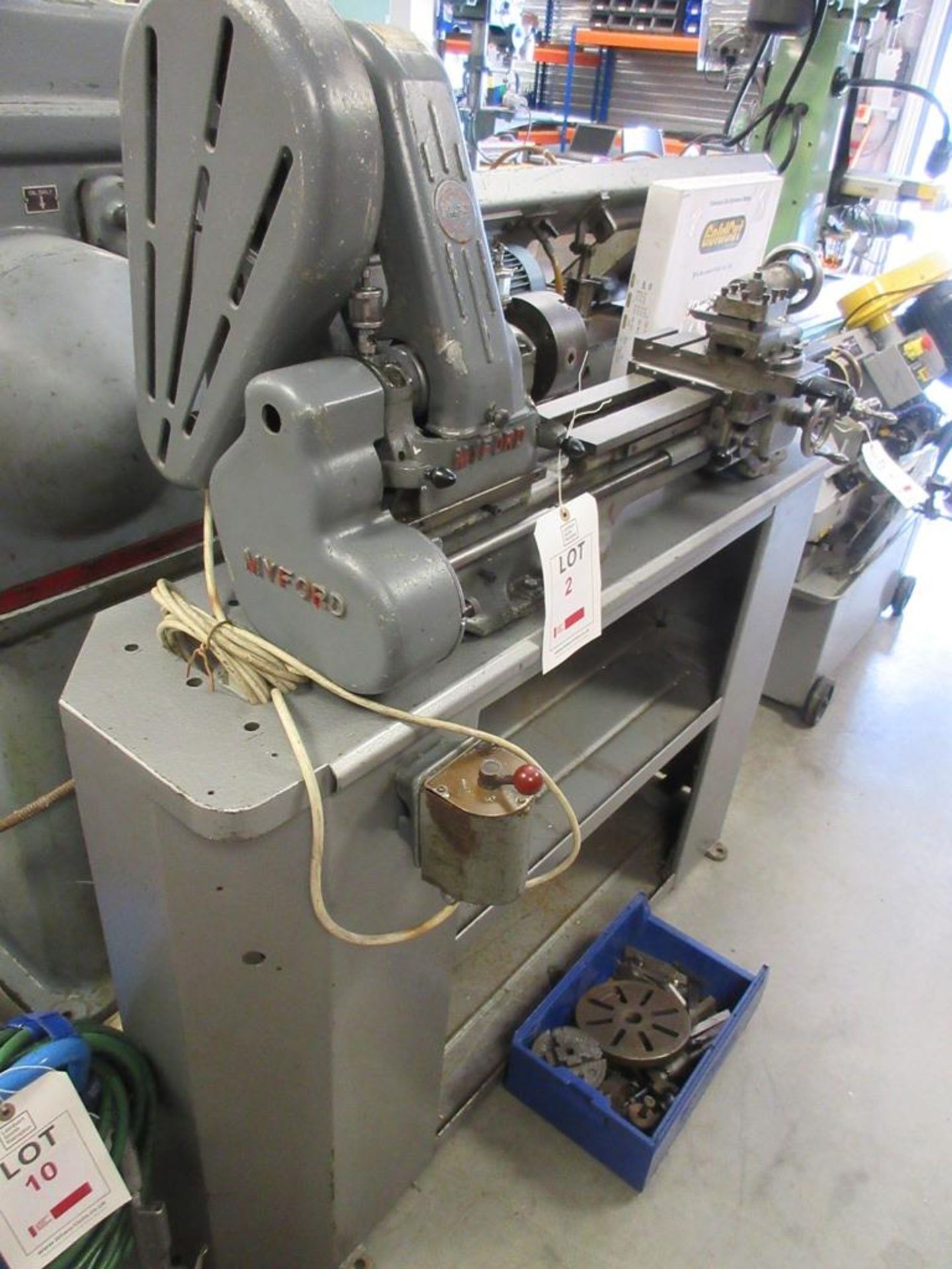 Myford Lathe ML7 240V 3 Jaw, 4 Jaw & Faceplate - Image 4 of 5