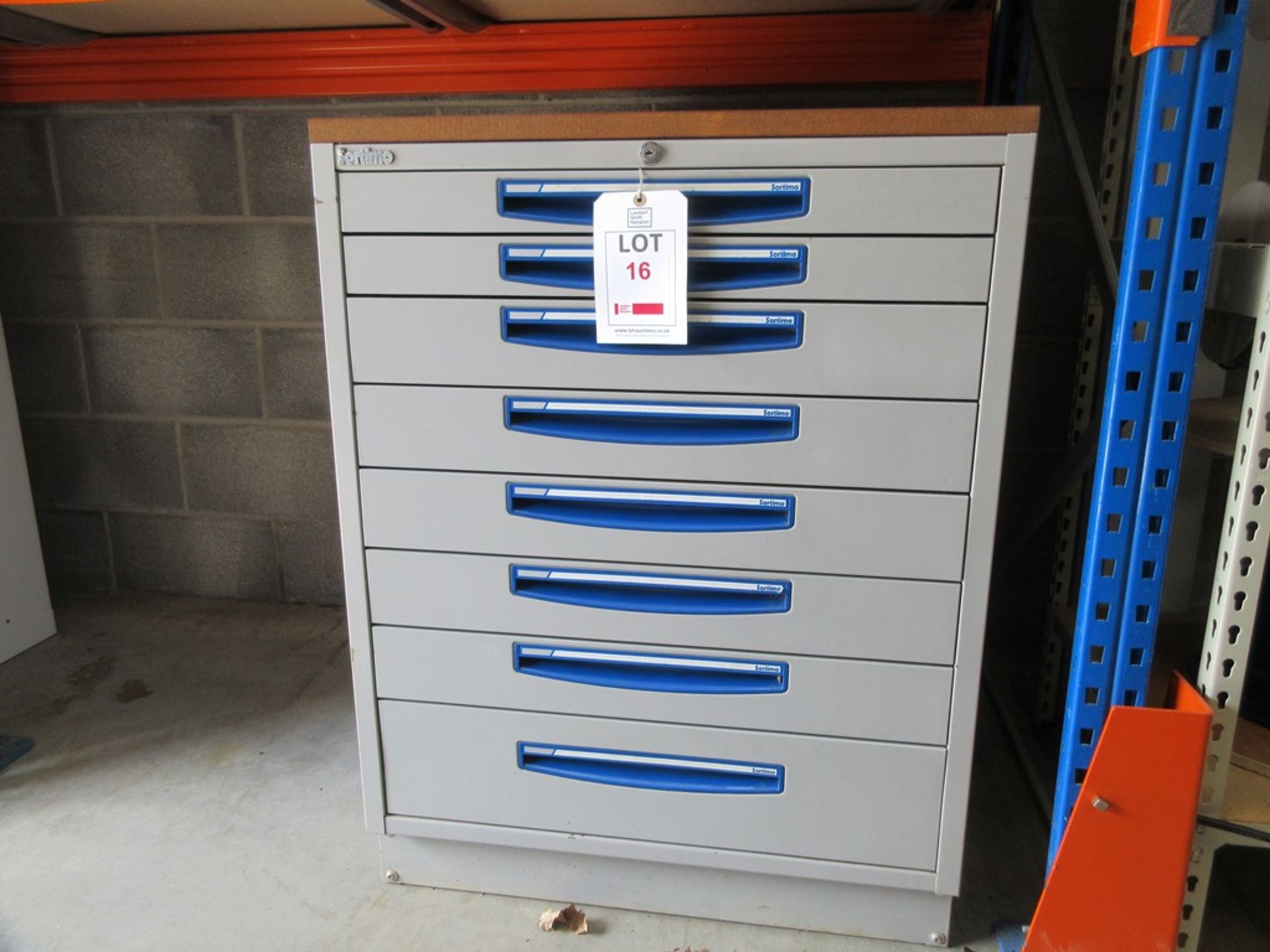 Sortimo 8 Drawer Tool Cabinet: W76cm x H100cm x D71cm