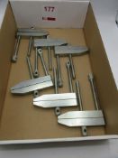 Six Bessey toolmakers clamps