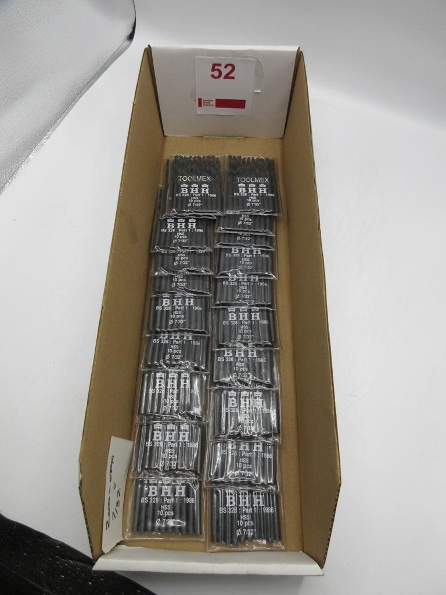 Quantity of approx.200 HSS Drills 7/32", unused