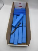 Quantity of approx.60 HSS Drills 12.7mm 1/2", unused