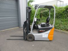 Still battery operated 3 wheel forklift truck, model RX 50-13 , serial no. 515063B00013 (2011),