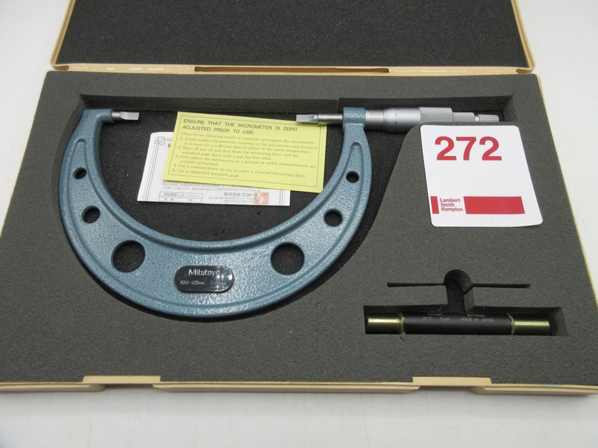 Mitutoyo 100-125mm Blade micrometer