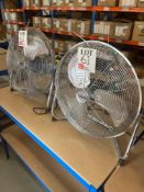 Two Futura FHV120 floor fans