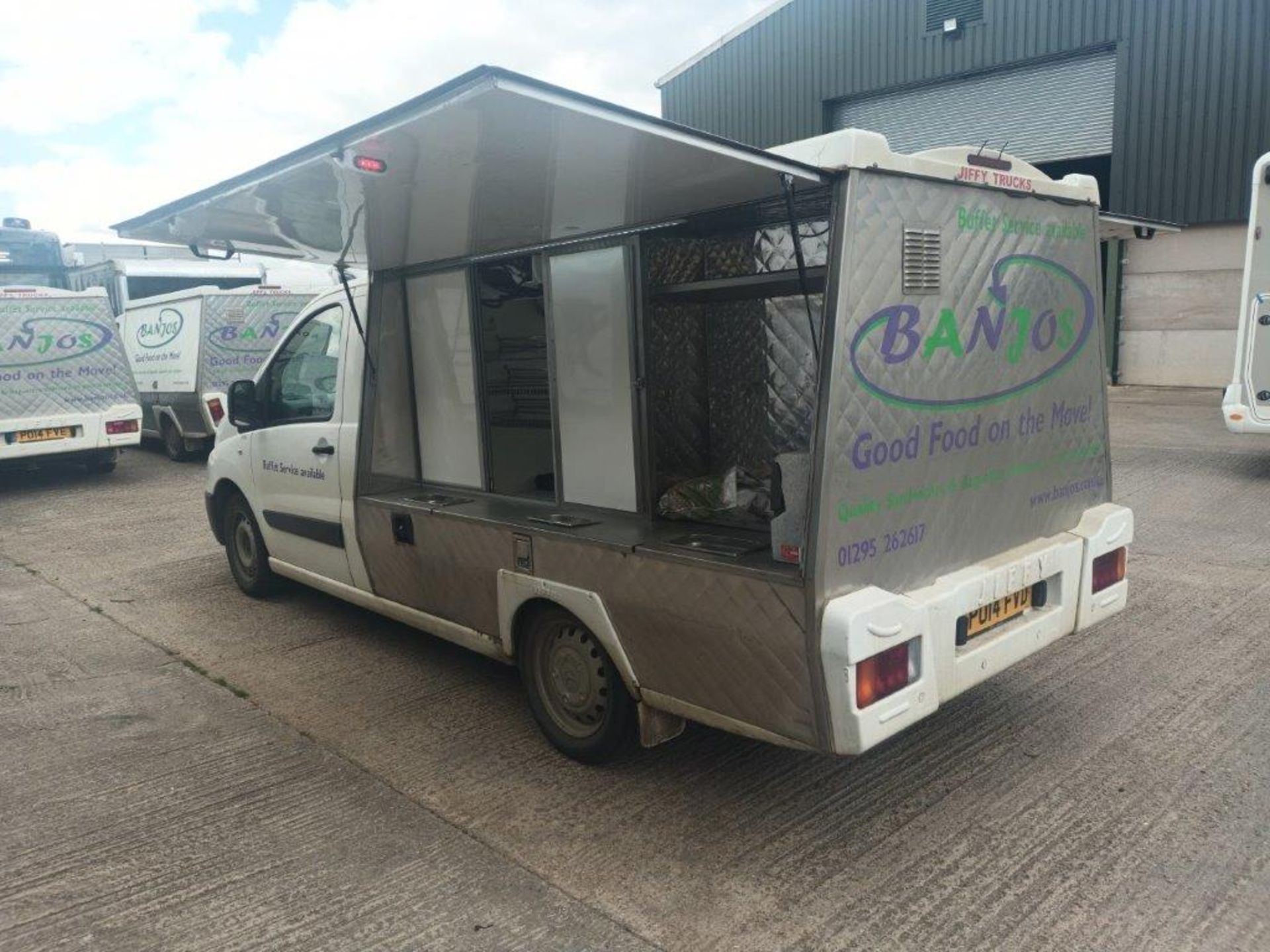 Citroen Dispatch 1200 L2 HDI Jiffy cab sandwich catering van, registration plate PO14FVD, - Image 5 of 16