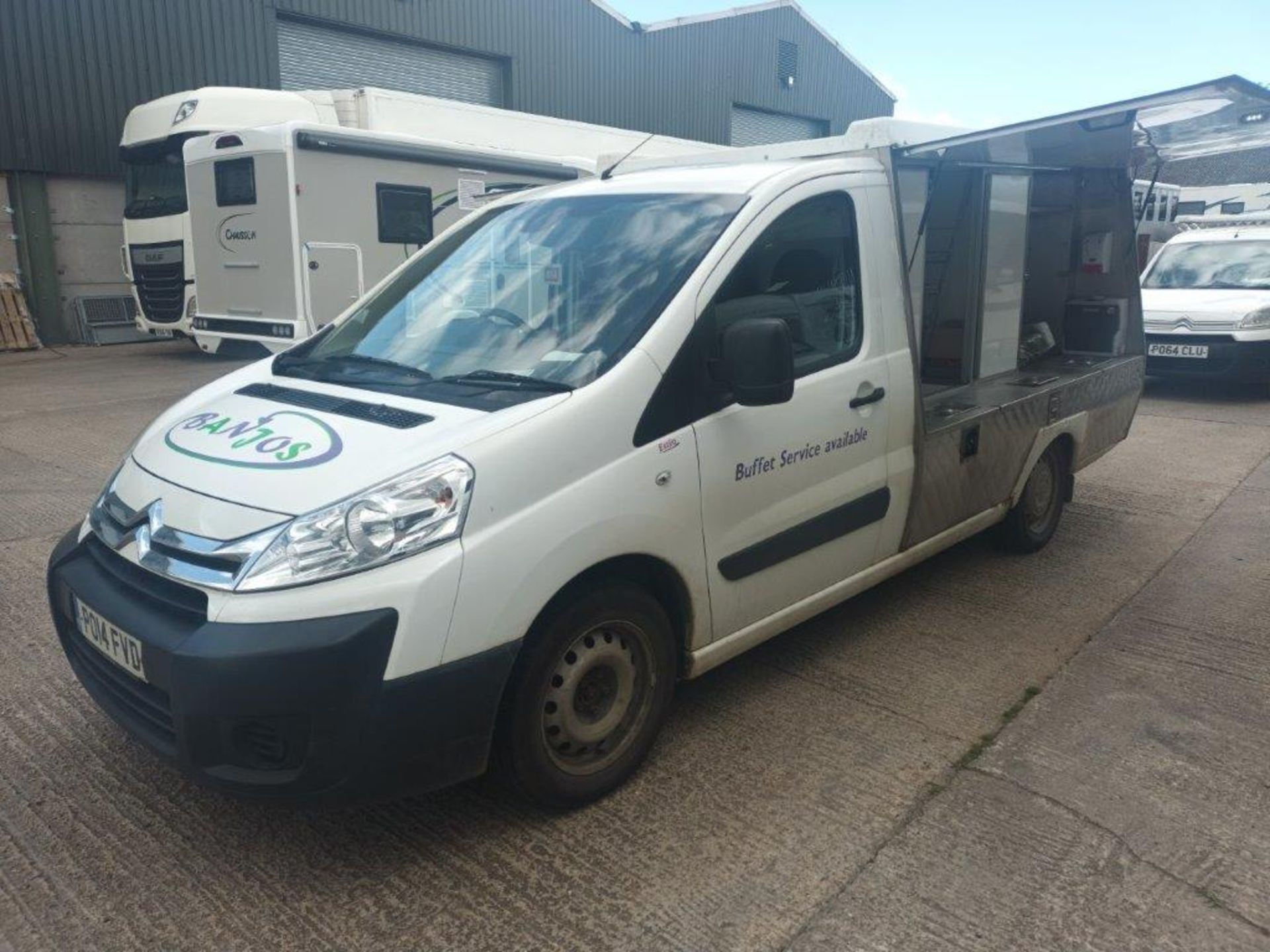 Citroen Dispatch 1200 L2 HDI Jiffy cab sandwich catering van, registration plate PO14FVD, - Image 2 of 16