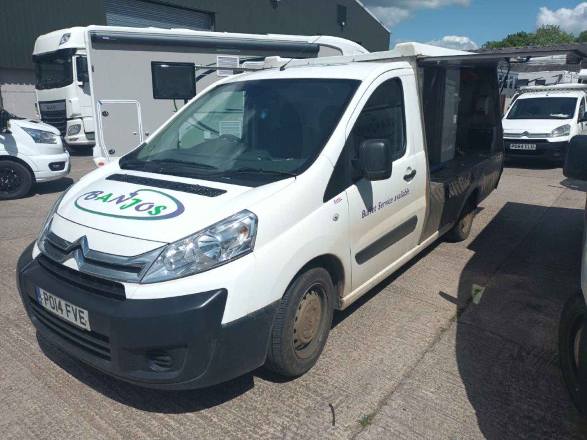 Citroen Dispatch 1200 L2 HDI Jiffy cab sandwich catering van, registration plate PO14FVE, - Image 2 of 13