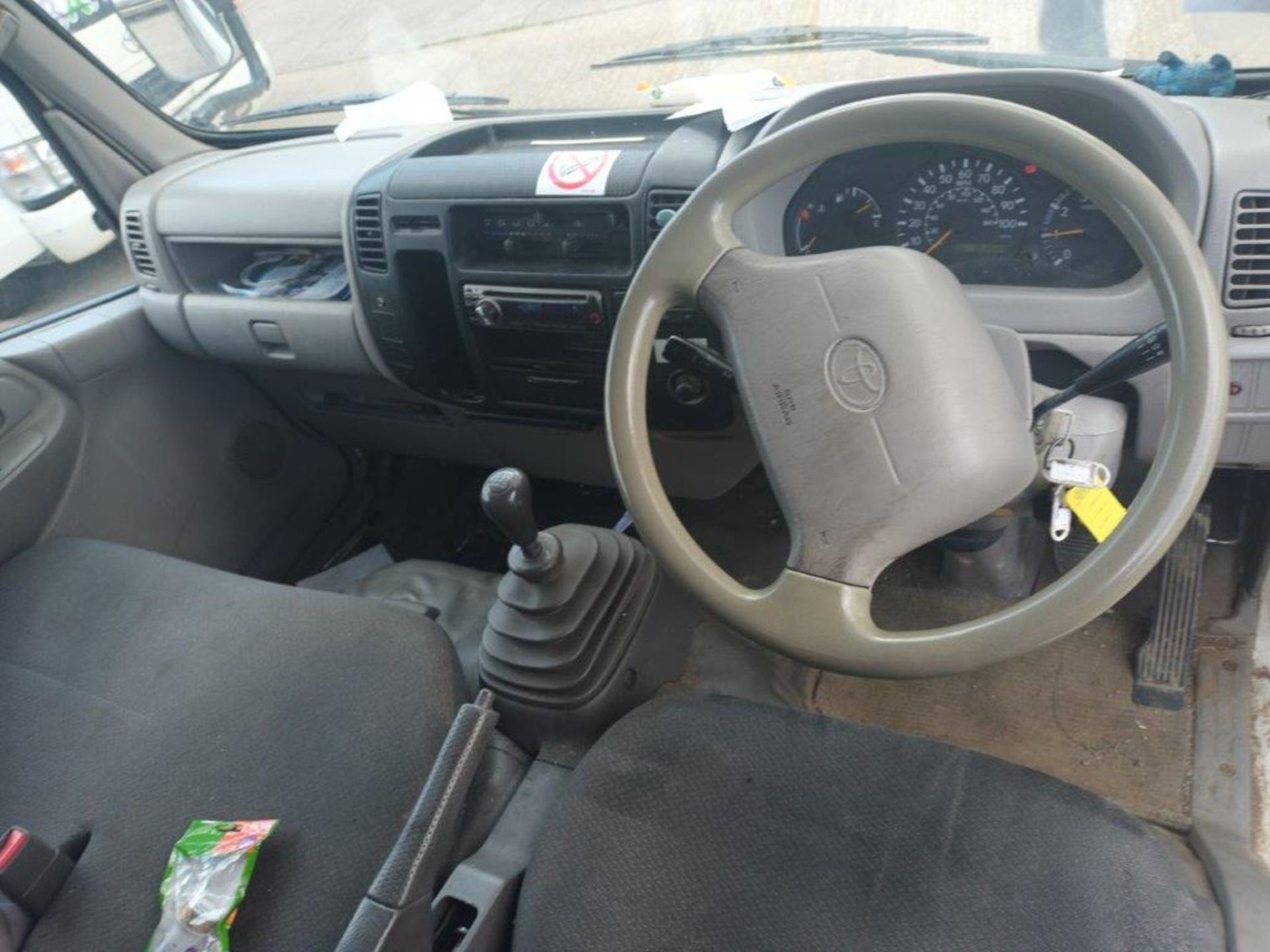 Toyota Dyna 300 D-4D SWB Spec fitted Jiffy cab sandwich catering van, registration plate MK07CZD - Image 10 of 12