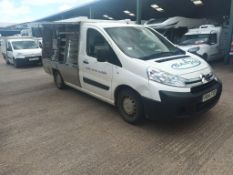 Citroen Dispatch 1200 L2 HDI Jiffy cab sandwich catering van, registration plate PO14FVD,