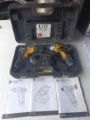 Boxed JCB MD12Li 12v impact driver and JCB DD12Li 12v drill driver (with charger)