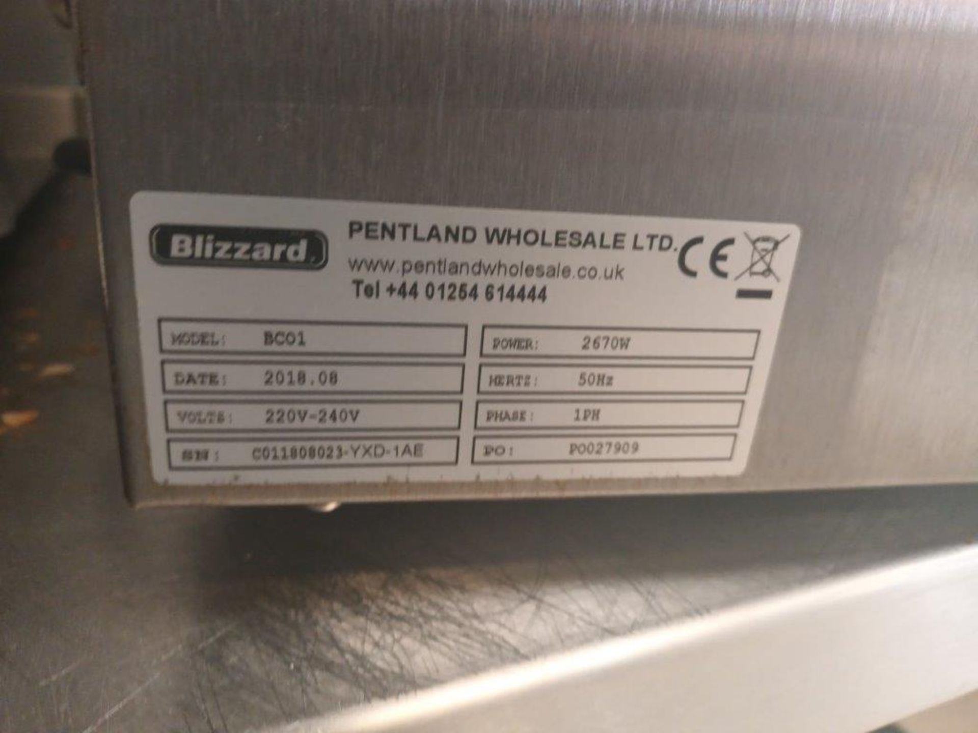 Blizzard BC01 commercial oven - Image 2 of 3