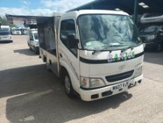 Toyota Dyno 300 D-4D SWB Spec fitted Jiffy cab sandwich catering van, registration plate MA07RJY