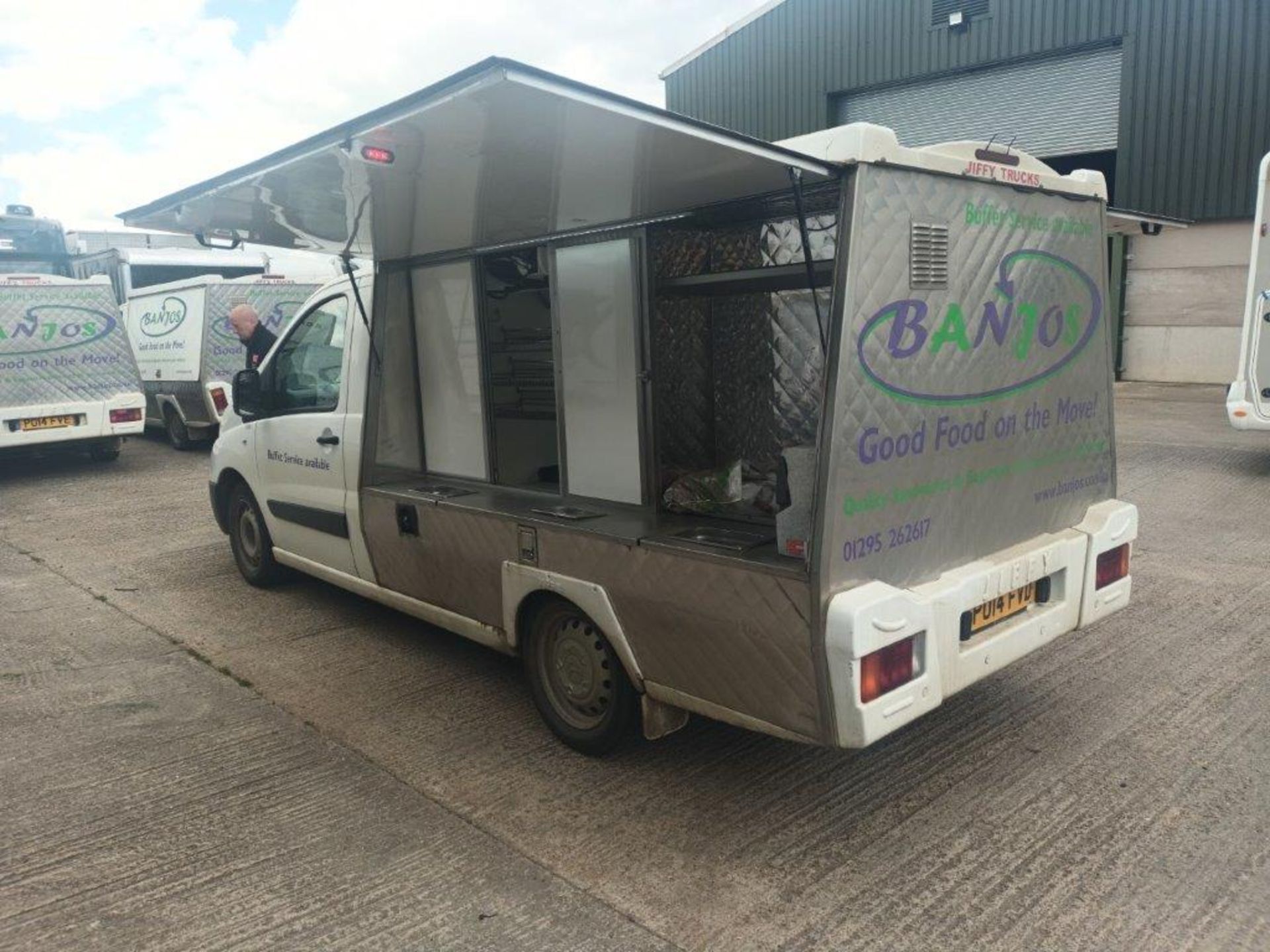 Citroen Dispatch 1200 L2 HDI Jiffy cab sandwich catering van, registration plate PO14FVD, - Image 4 of 16