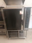 Blue Seal Turbofan commercial oven with stainless steel stand