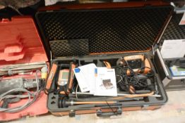 Sewerin Aquaphon A200 leak detector testing system with Variotec 460 tracer gas Analyser