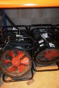 Two Corroventa CTR AX 3000 axial fan 240V