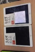 Two Apple iPads (no charger)