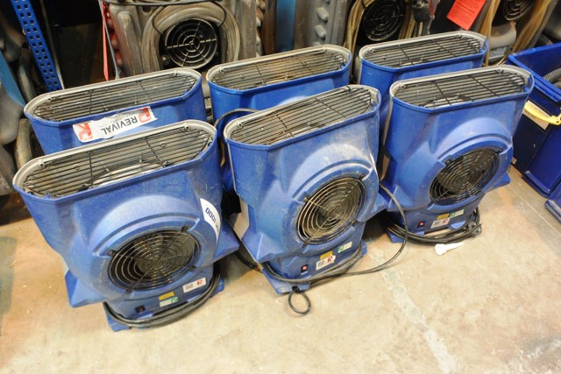 Six CFM 1000 240v air circulation fan