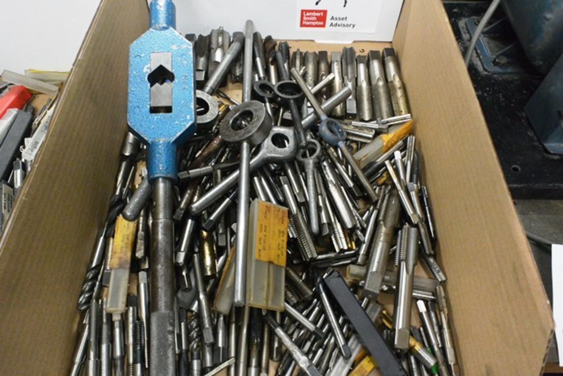 Contents of two boxes to include assorted taps and dies (Please note, This lot must be collected - Image 2 of 3