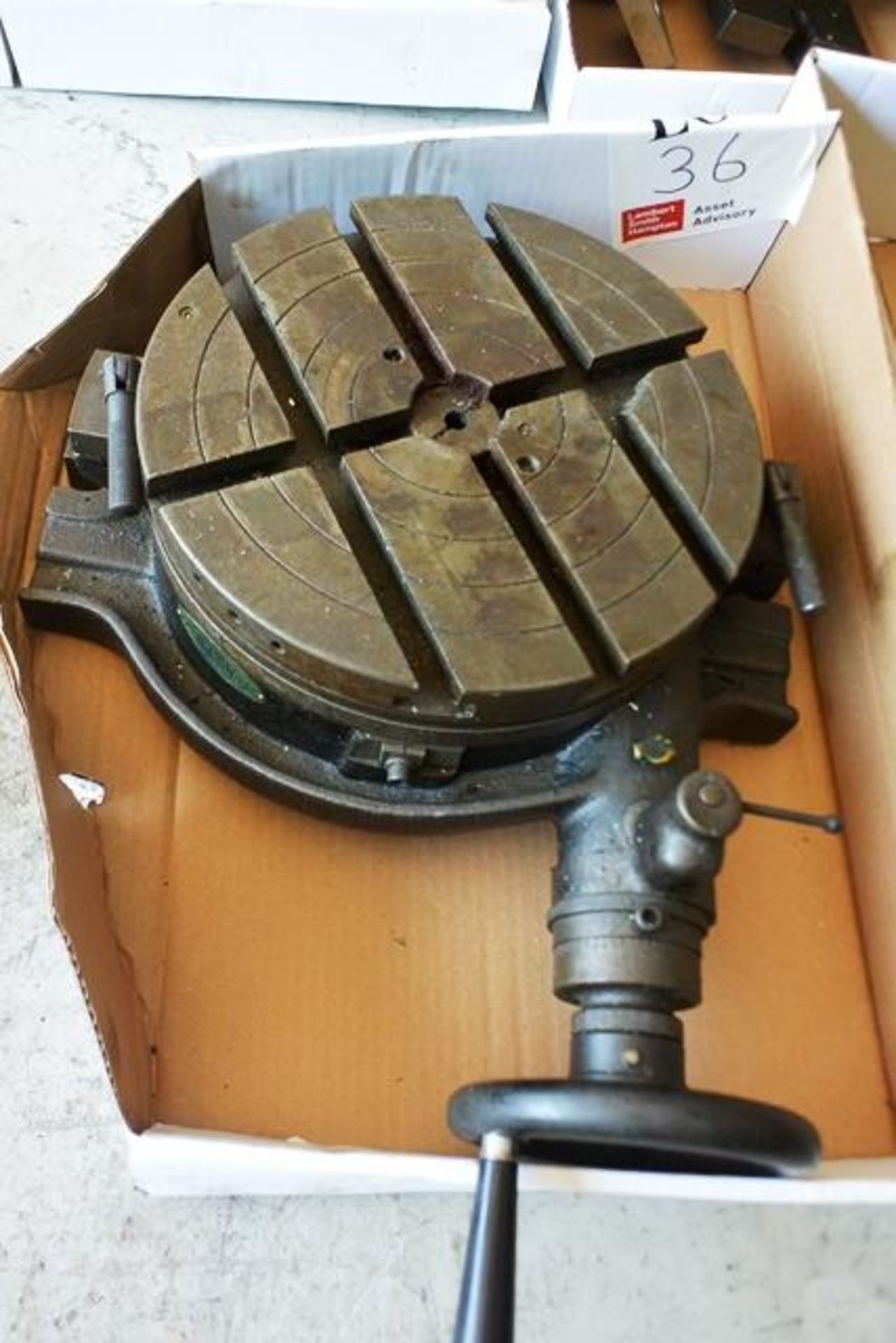 Criterion 10" rotary table (Please note, This lot must be collected on Monday 17th or Tuesday 18th