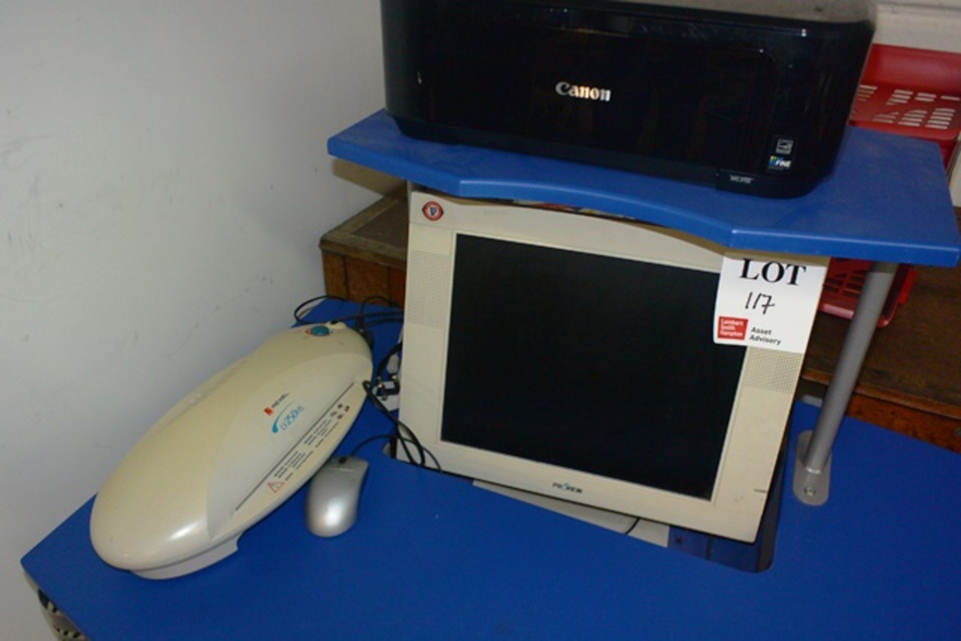 Desktop PC (Please note: No Hard drive included, LCD monitor, keyboard, mouse, Canon inkjet