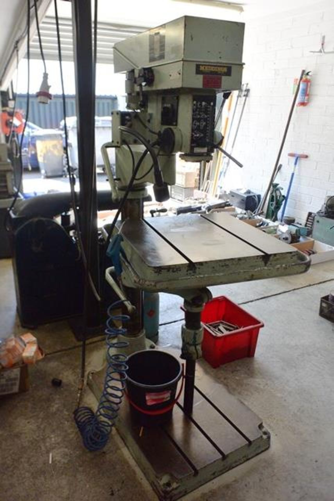 Meddings A10/3 articulated radial arm drill, serial no. 03811 table size: 24 x 24" max spindle - Image 2 of 5