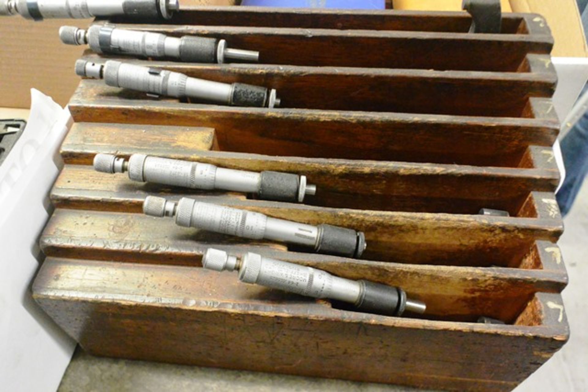 Six Moore and Wright external micrometers (1 - 2" to 6 - 7") (Please note, This lot must be - Image 2 of 3