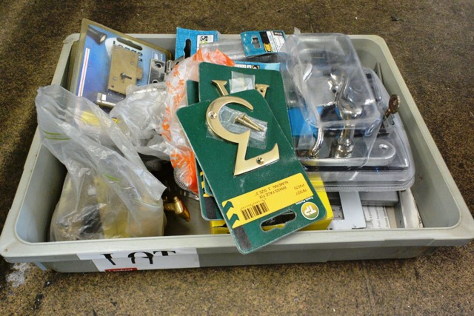 Door handles, locks, hinges (Please note, This lot must be collected on Monday 17th or Tuesday