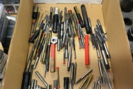 Contents of one box to include various reamers, etc. (Please note, This lot must be collected on