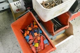 Box and contents to include Allen keys, Hex keys, socket sets, hole cutters, etc. (Please note, This