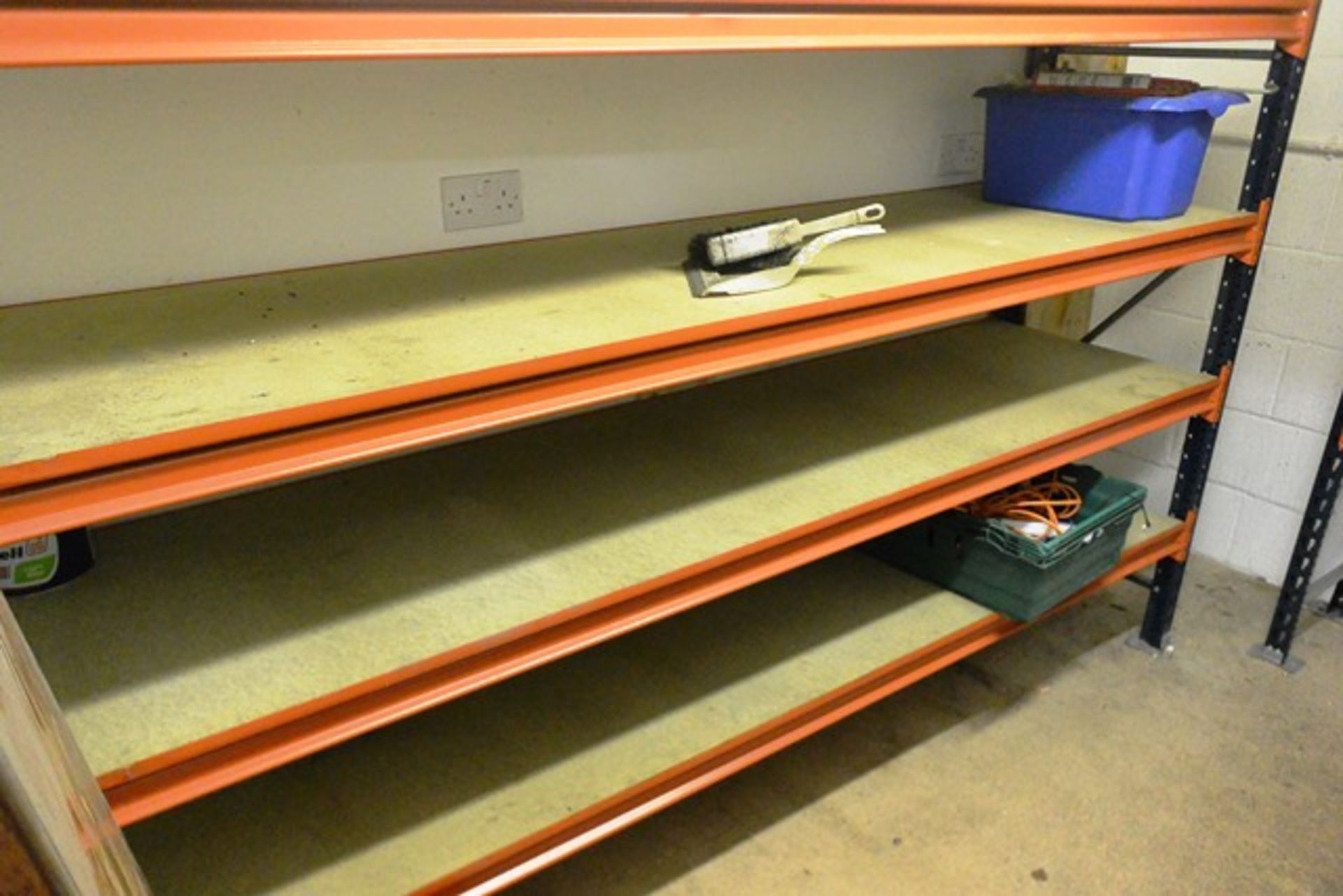 Remaining loose contents of storage room to inc: two bays of stores racking, - Image 3 of 7