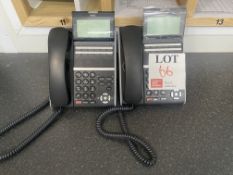 2 NEC desktop phones