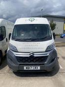 Citroen Relay 35 L3HZ Enterprise Blue 2.0 HDi high roof panel van, 129bhp, reg no. WD17 CRX