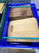 Assorted wooden boards