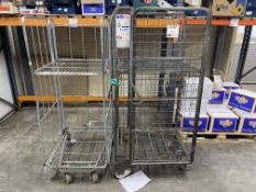 2 Upright cage trolleys (large)