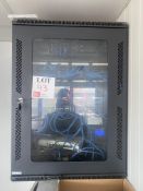 Wall mounted Comms cabinet with all components