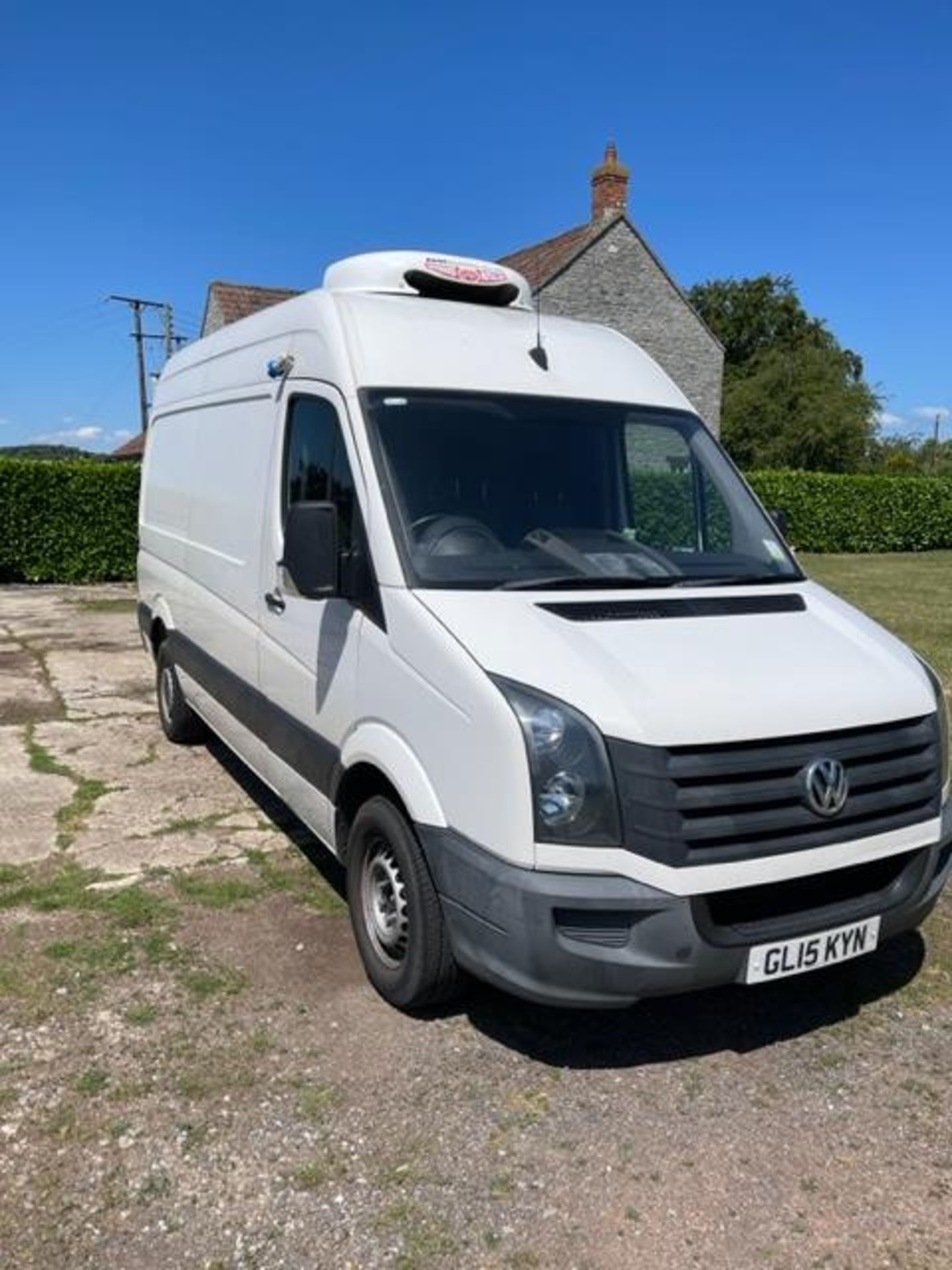 VW Crafter CR35 109 TDi refrigerated panel van, dual zone, fitted GAH compressor system