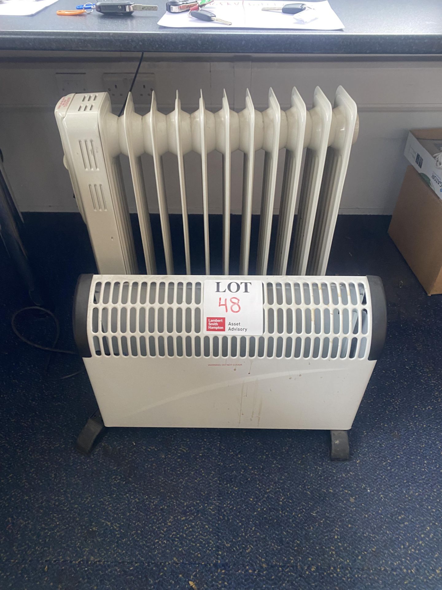 2 Electric heaters (Working condition unknown)