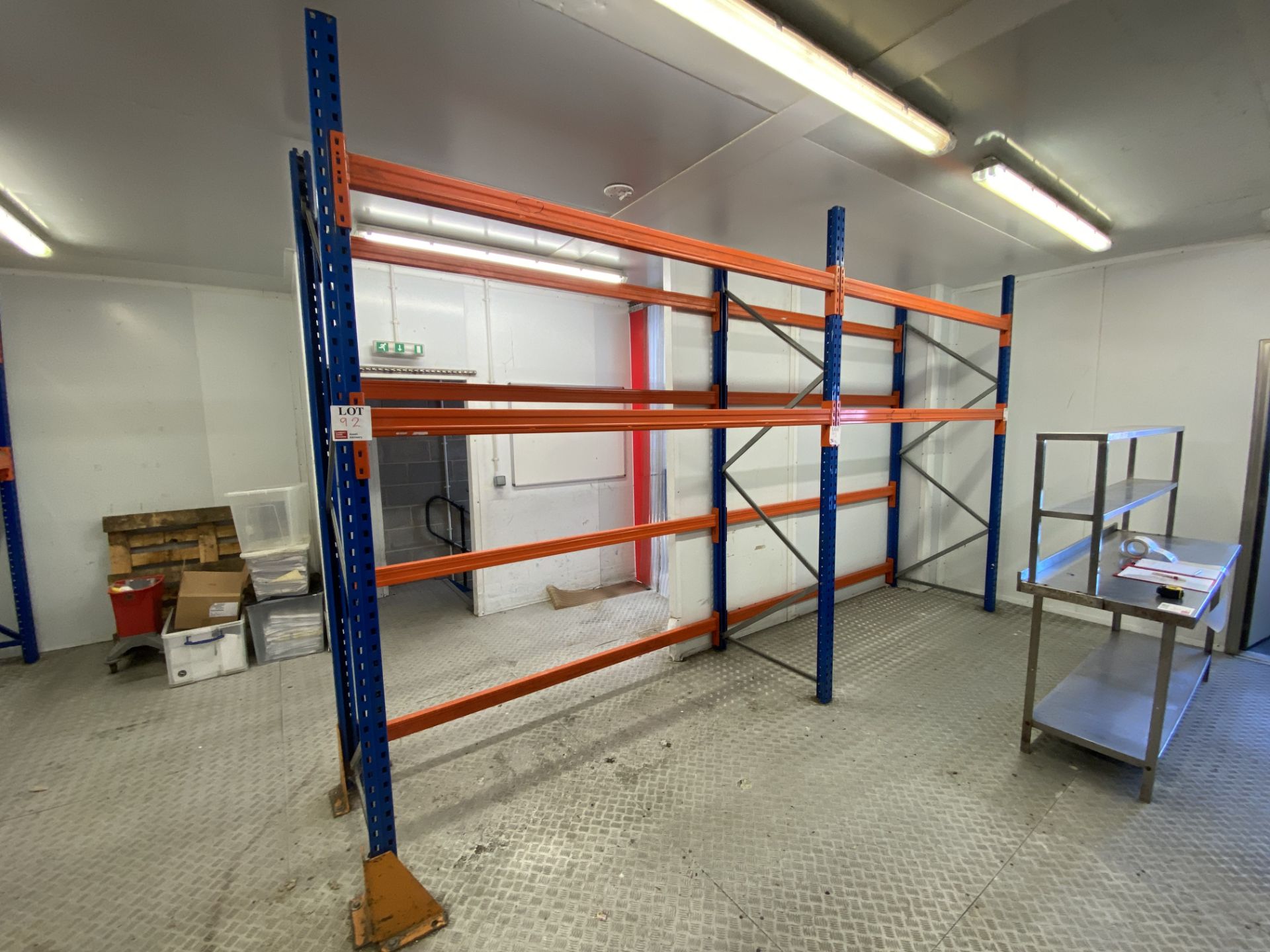 Set of adjustable racking (height 2.74m x length 4.75m x width 92cm) - Image 2 of 3
