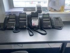 5 Office desktop phones (4 x NEC, 1 x Yealink)