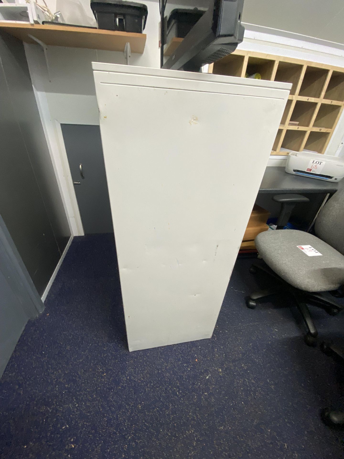2 Filing/ storage cabinets (1 with broken door) - Image 2 of 5