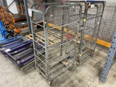 2 Upright cage trolleys (small)
