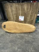 Two large wooden boards (1 display, 1 chopping)