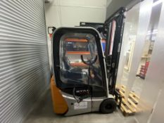 Still RX50-15 forklift, 1500kg capacity, Serial no. 515065H00121 with Still HFX battery charger, (