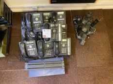 Assorted desk phones & handsets